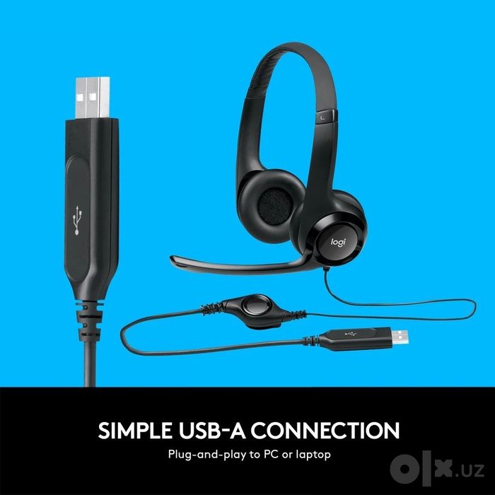 # Наушник Logitech H390 USB Naushnik для Call центров для компьютера
