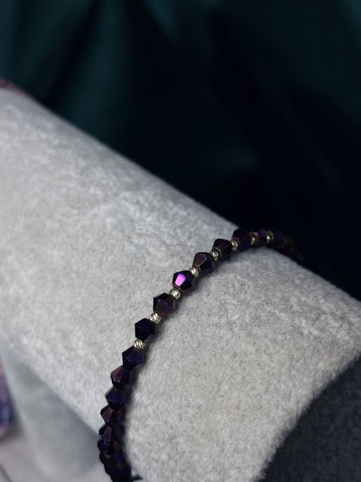 Bratara cu 10 bile de aur 14k