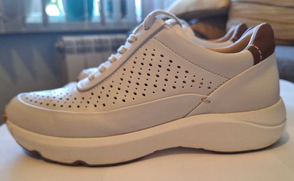 Дамски кожени летни обувки Clarks