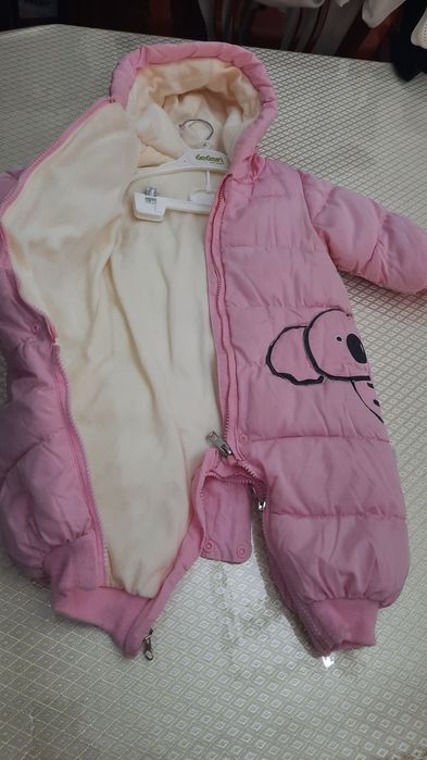 Б/у. Зимний комбинезон для девочки.