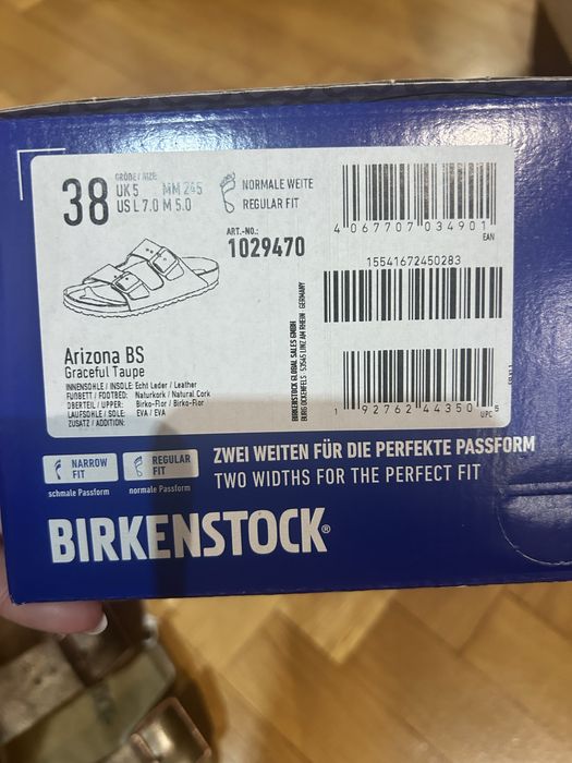Чехли Birkenstock, НОВИ, 38н