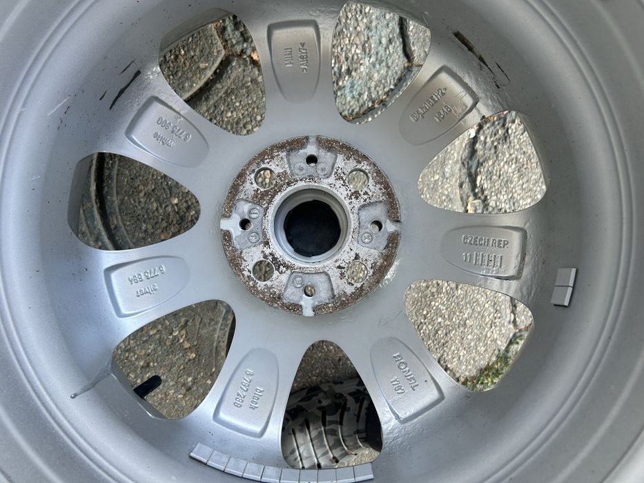 Jante aliaj 4x100mm, anvelope vara 195/55 R16, Mini Cooper One, Cabrio, Clubman, Opel Mazda Kia Hyundai Suzuki Toyota Honda