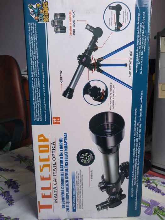 Vând telescop astronomic educațional, 8+ ani