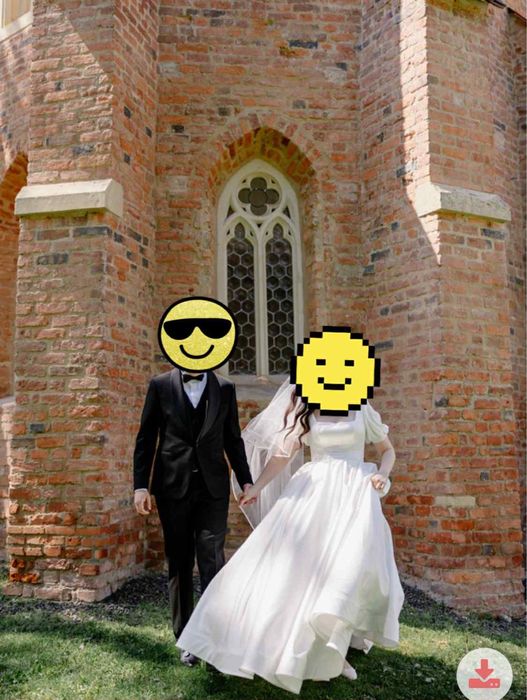 Rochie de mireasa curatata si calcata