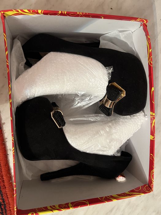 туфли замш вечерний.