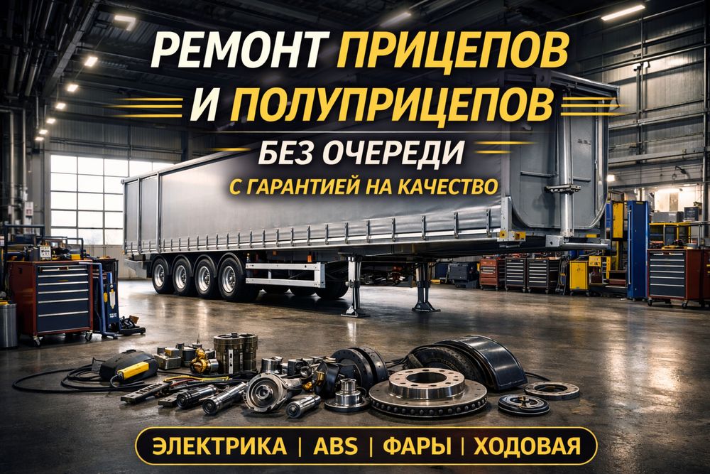 Ремонт Прицепов и Полуприцепов Без Очереди | ХОДОВАЯ И ЭЛЕКТРИКА