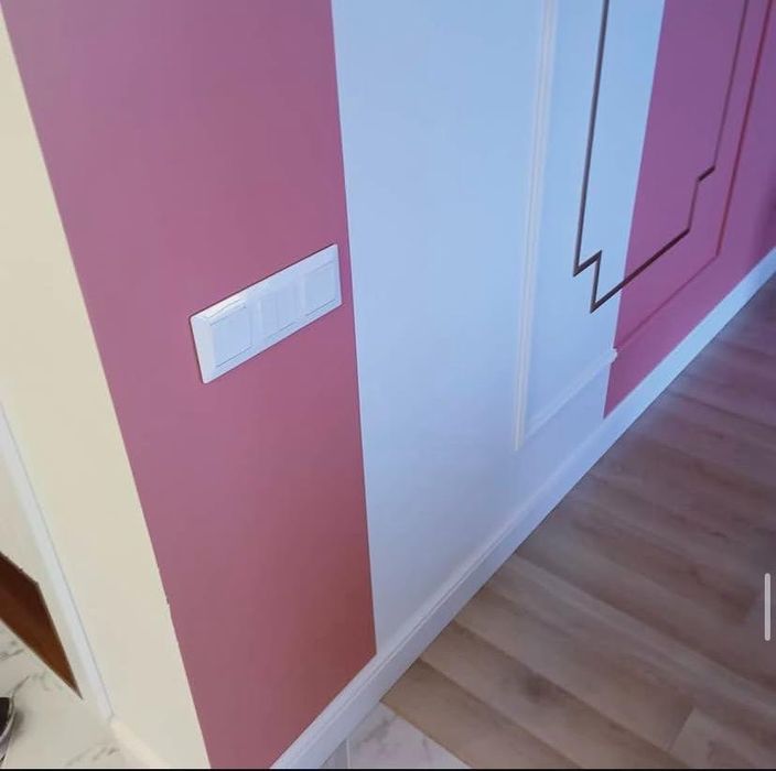 Покраска стен. ремонт квартир  и помещений.