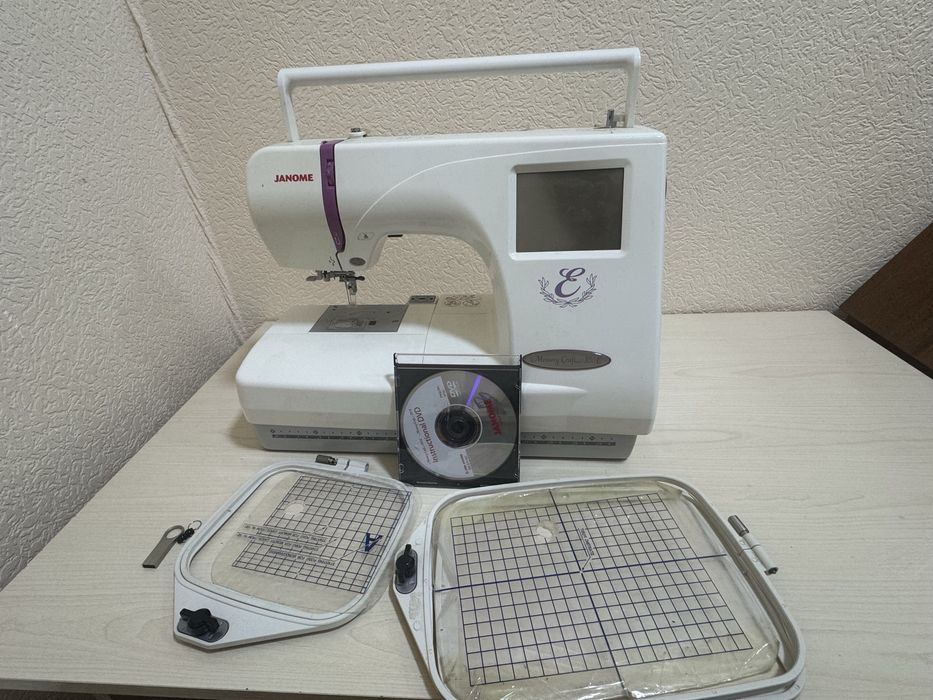 Janome 350 E popur vishivka  7 ta kuylak tikilgan           Chnx