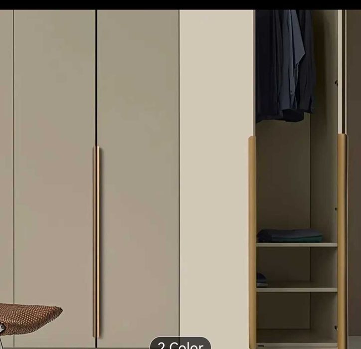 2 бр Златисти дръжки за гардероб