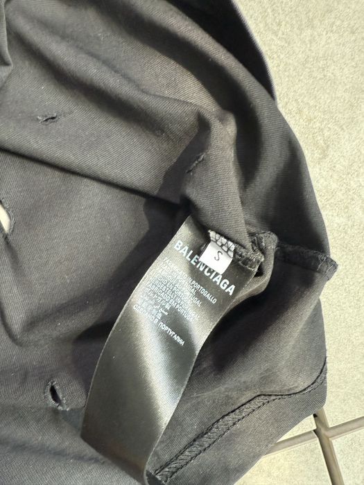 Черна унисекс тениска Balenciaga