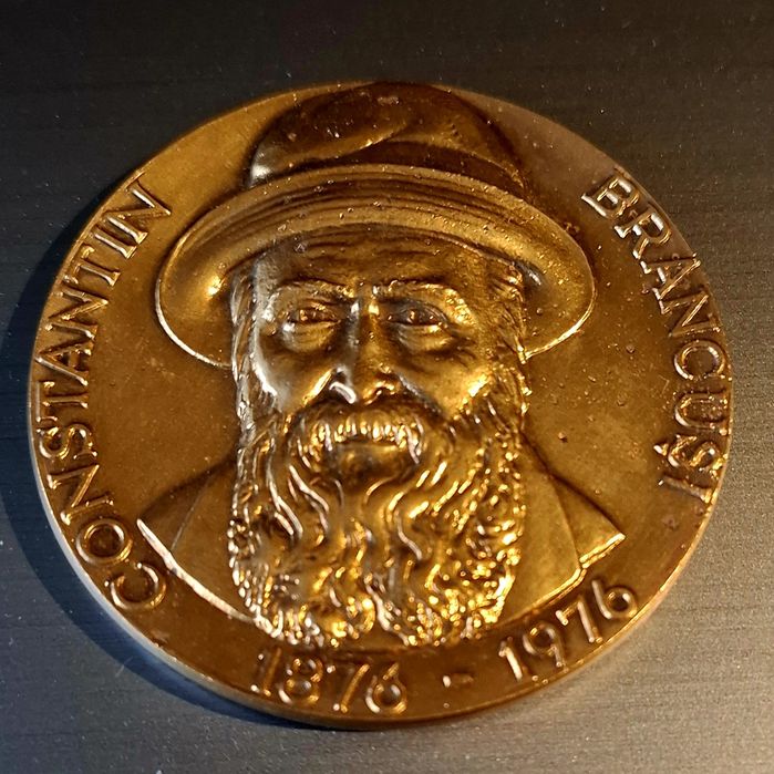 Medalie Brâncuși centenar 1876-1976