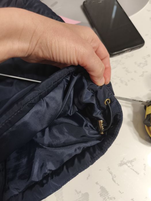 Тъмносиньо яке за бременни HM, р-р М