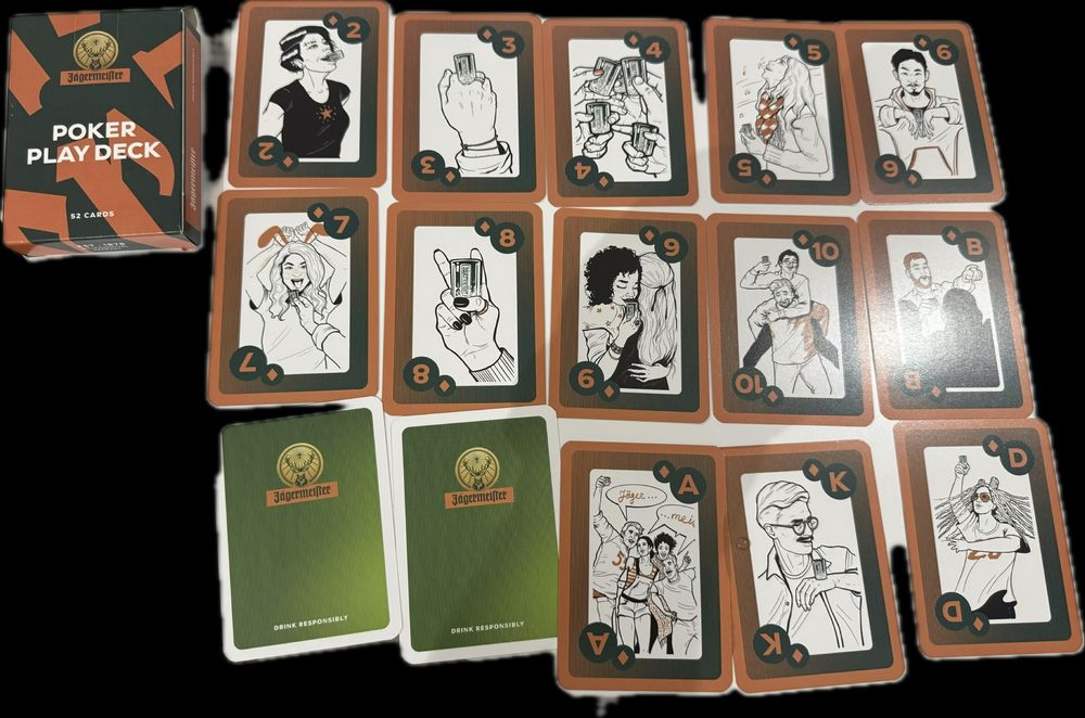 Карти за игра Jagermeister – Тесте покер карти