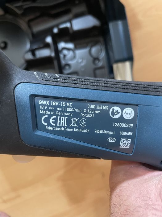 Bosch gwx 18v-15 sc
