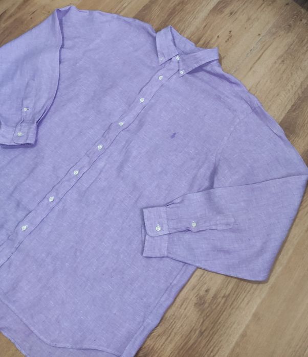 Cămașă Polo Ralph Lauren din in mărimea XXL