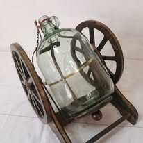 Sticla de vin cu suport car