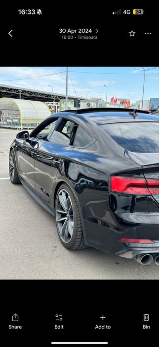 Vand Audi S5, 2018. 3.0 Benzina