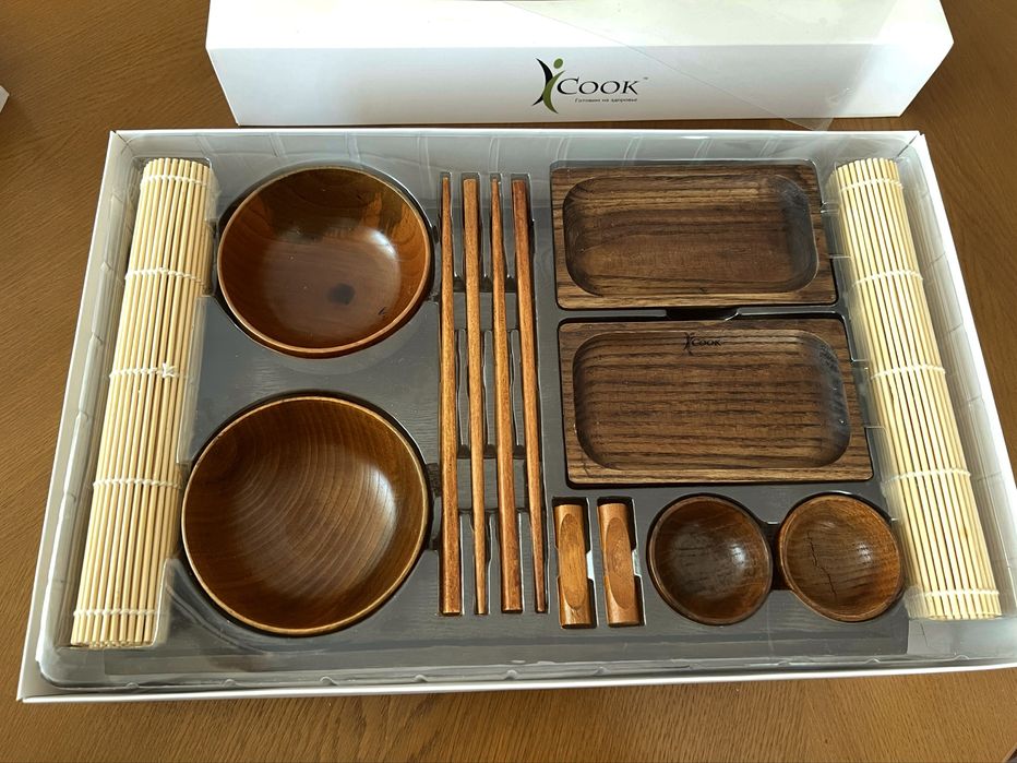 Деревянный набор для роллов от Cook
