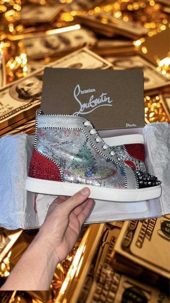 Christian louboutin no limit f18 in silver version Bucuresti Sectorul 1 OLX.ro