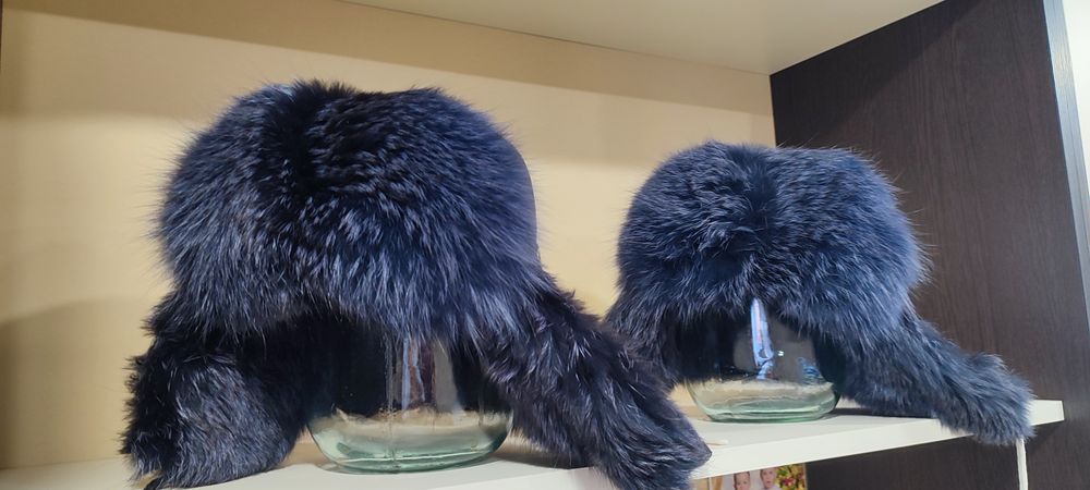 Детские натуральные ушанки на 3-5 лет