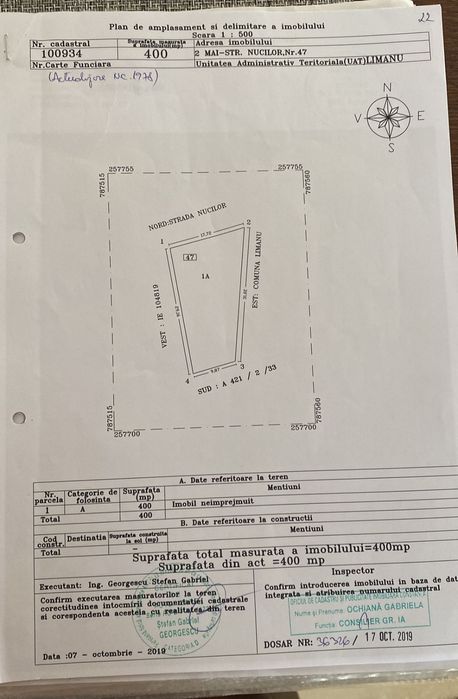 Schimb mașini sau Plata in  rate, Vama Veche teren cu fundație! Nucilor apa,gaz, curent
