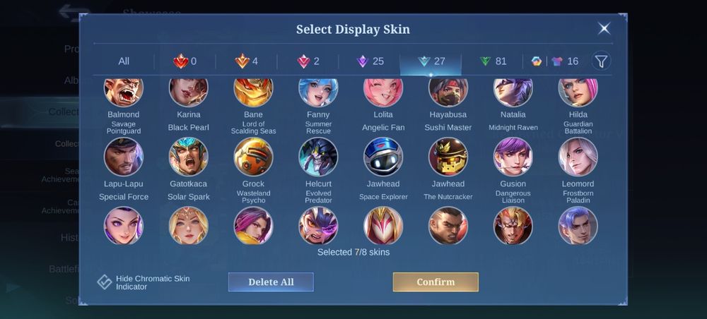 Mobile legends 50звезд, высший 113