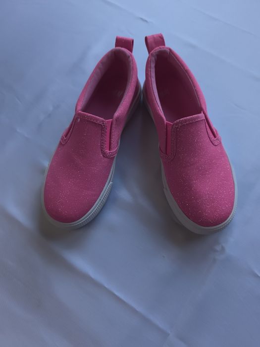 Pantofi H&M noi, mărimea 31, roz cu sclipici – încălțăminte fete