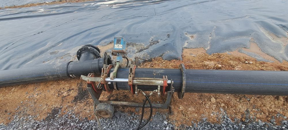 ПАЙКА (сварка), Укладка ПНД Труб