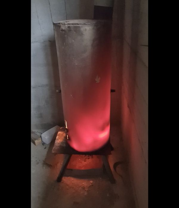 Sobă  din inox refractar