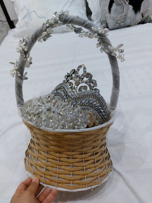 Tilla qosh Келинлик тожи аксесуар йанги 1 марта тойда такилган