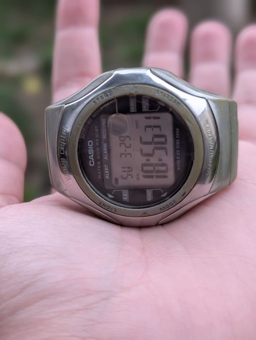 Ceas vechi Casio Wave Ceptor WV-56h, modul 2586, copii