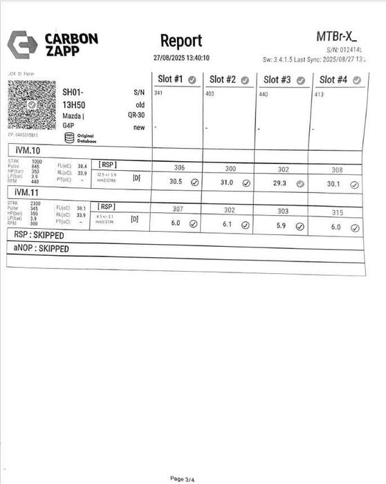 Vand un set de Injectoare VERIFICATE Mazda 2.2 Diesel