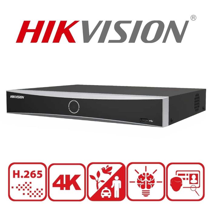 NVR 16 Canale IP Hikvision DS-7616NXI-K1 12MP AcuSense nou Sigilat