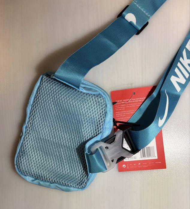 Borsetă Nike culoare albastru deschis