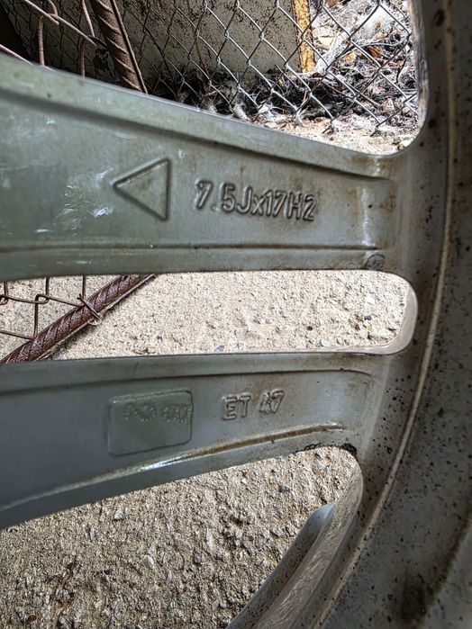 Джанти с гуми Mercedes W204 АМG Спорт Пакет Borbet К4 17' ОРИГИНАЛНИ