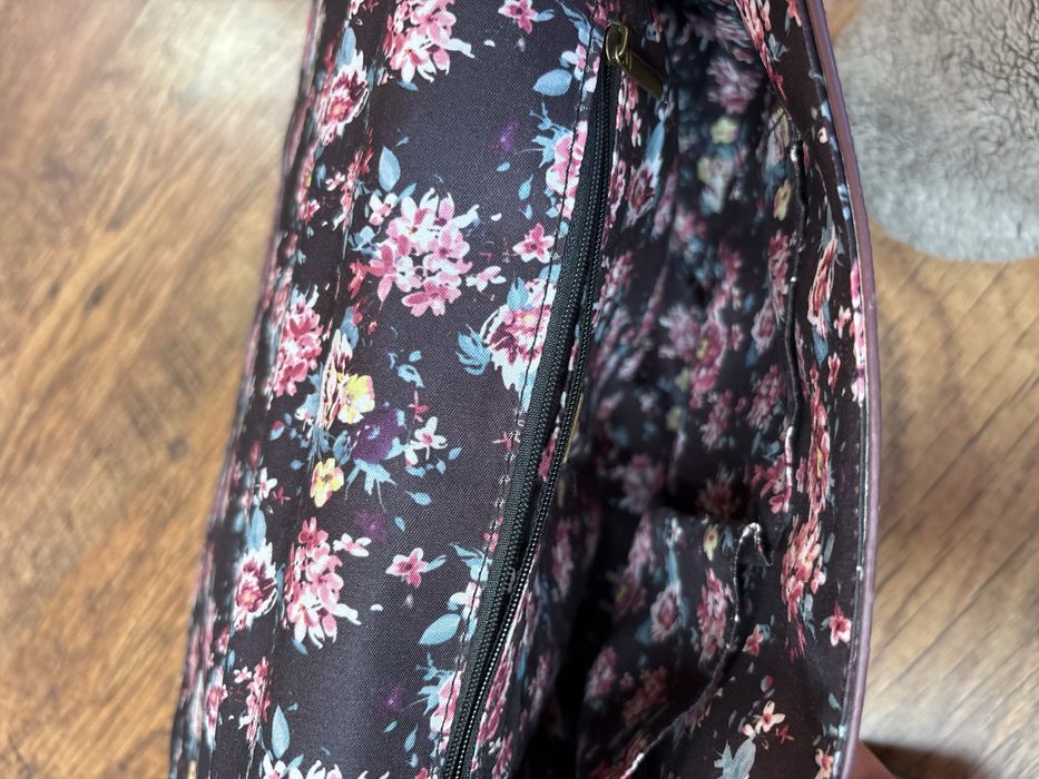 Чанта тип satchel bag, CROPP, цвят бордо