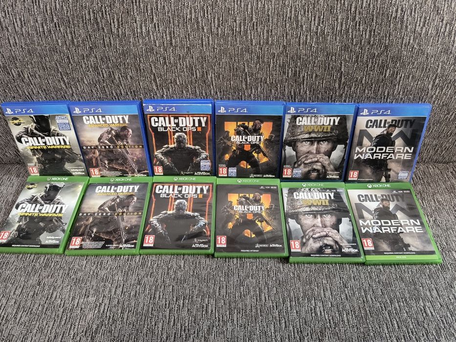 Call of duty black ops 3 4,WW2,advanced,infinite,Modern warfare  PS4