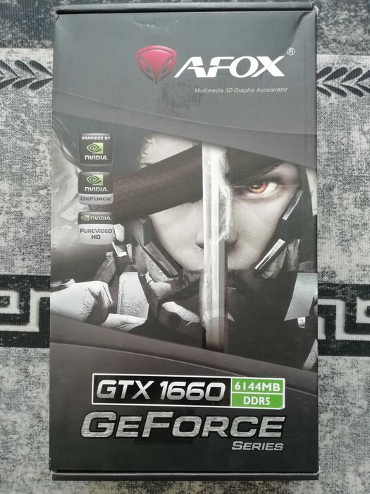 GTX 1660 6GB — новая, полный комплект