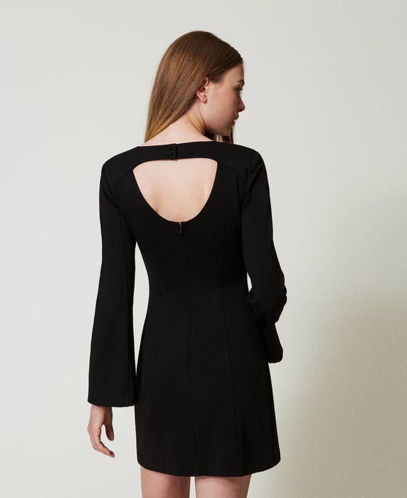 Рокля с брошка панделка с кристали Twinset, XS,S,M,L,XL,нова!