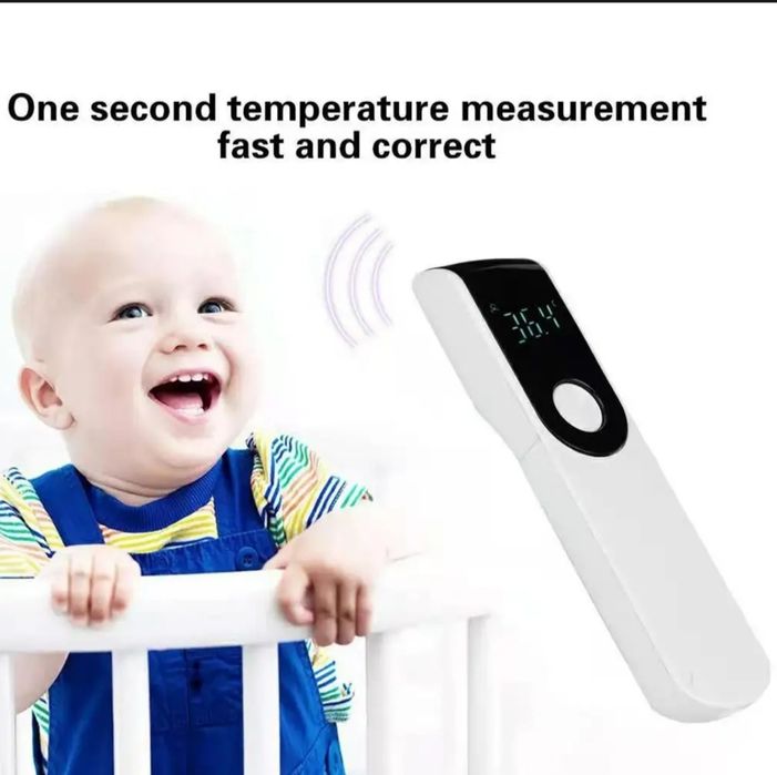 Термометр бесконтактный , инфракрасный, infrared forehead thermometer.