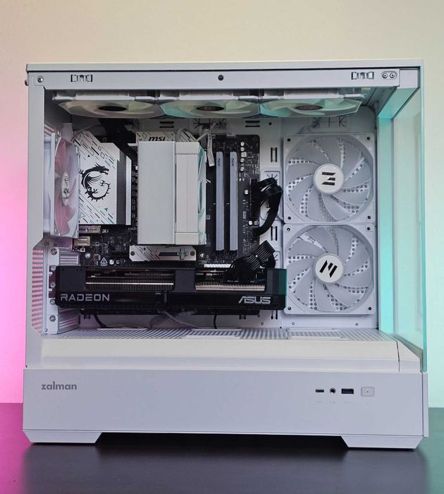 Ryzen 5-7500F/RX 9060XT 16GB/RAM 32GB/SSD 1TB/Чисто Нов+Гаранция