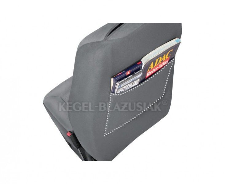 Huse scaune auto Arcadia Gri marimea XL , Fata set huse auto Kegel