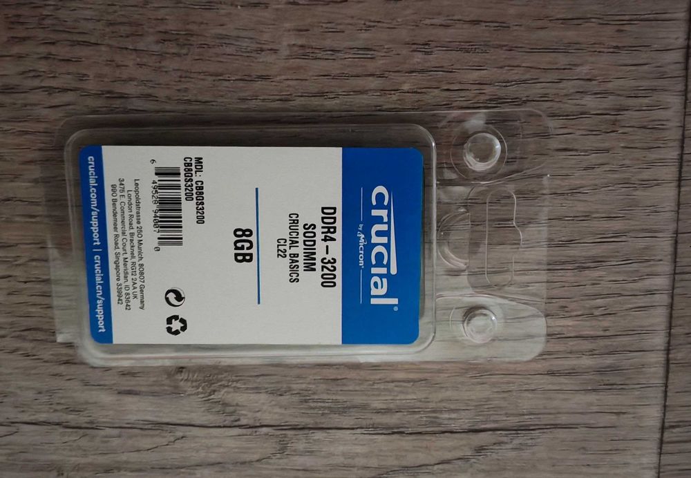 ОЗУ Crucial 8Gb 3200