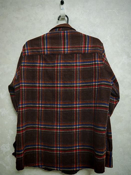 Мужская фланелевая рубашка в клетку