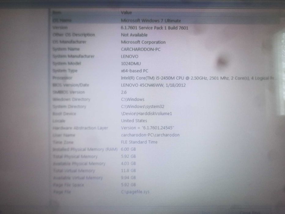 Лаптоп lenovo z570