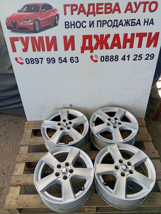 Почти нови Dezent 15-5х100 ЕТ 40 5.5j Шкода Фабия