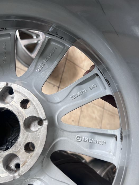 Jante Mercedes originale -senzori  -5x112 r17 - 2000 lei