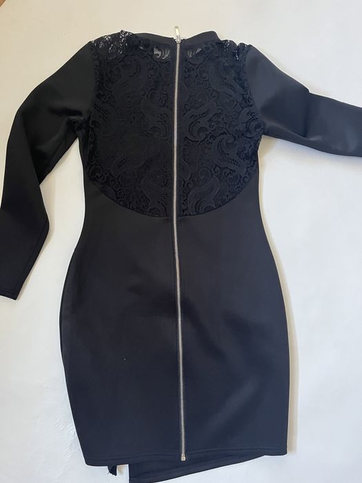 Rochie neagra cu spate din dantela marimea S