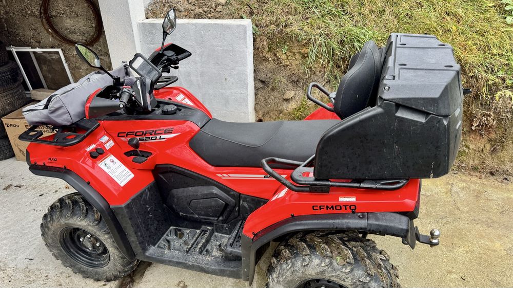 ATV CF Moto 520L 2024 inmatriculat ca NOU unic proprietar cu garantie
