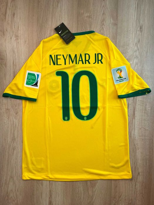 Tricou de fotbal Neymar Brazilia 2014 World Cup